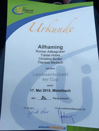 LE 4er Cup und Reden 2015